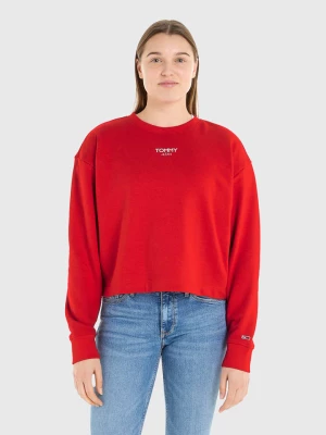 TOMMY JEANS Bluza w kolorze czerwonym rozmiar: M