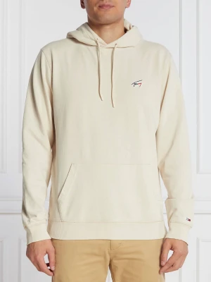 Tommy Jeans Bluza WASHED SIGNATURE | Regular Fit kremowy