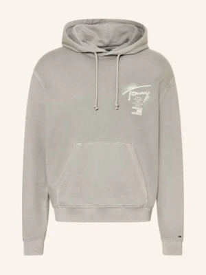 Tommy Jeans Bluza Z Kapturem grau