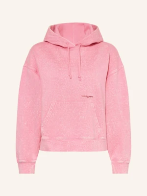 Tommy Jeans Bluza Z Kapturem pink