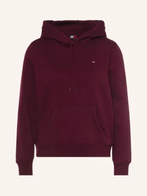 Tommy Jeans Bluza Z Kapturem rot CIEMNOCZERWONY