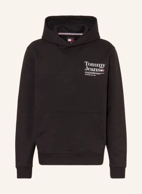 Tommy Jeans Bluza Z Kapturem schwarz