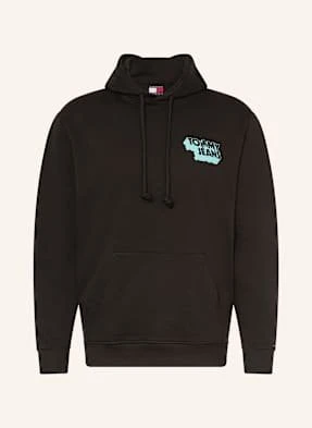 Tommy Jeans Bluza Z Kapturem schwarz