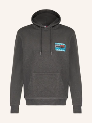 Tommy Jeans Bluza Z Kapturem schwarz