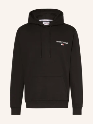 Tommy Jeans Bluza Z Kapturem schwarz