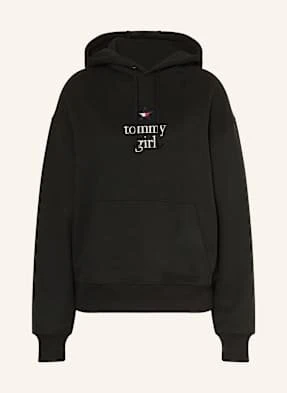 Tommy Jeans Bluza Z Kapturem Tg Star schwarz