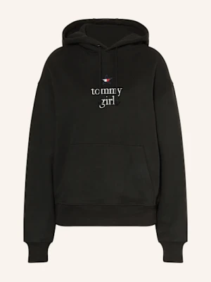 Tommy Jeans Bluza Z Kapturem Tg Star schwarz