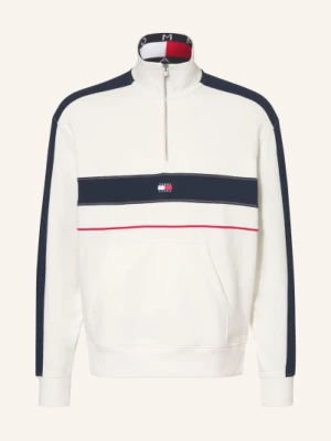 Tommy Jeans Bluza Z Kapturem weiss niebieski