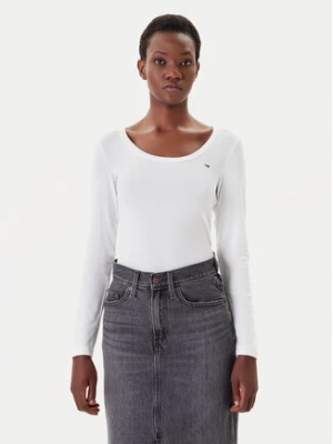 Tommy Jeans Bluzka DW0DW20921 Biały Regular Fit