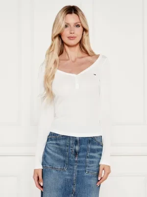 Tommy Jeans Bluzka HENLEY | Slim Fit