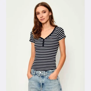 Tommy Jeans Bluzka HENLEY | Slim Fit
