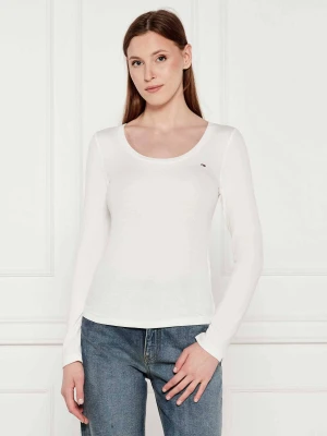 Tommy Jeans Bluzka | Regular Fit ecru
