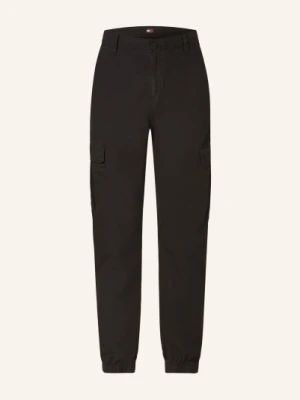 Tommy Jeans Bojówki Ethan Relaxed Fit schwarz