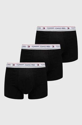 Tommy Jeans bokserki 3-pack męskie kolor czarny UM0UM03160