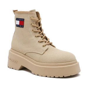 Tommy Jeans Botki na platformie TJW LACE UP FESTIVAL | z dodatkiem skóry