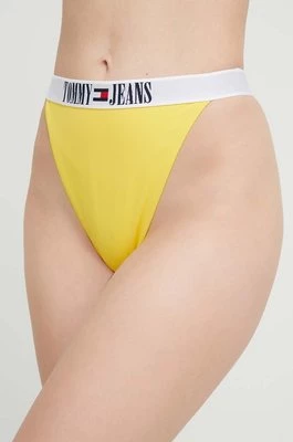 Tommy Jeans brazyliany kąpielowe kolor żółty