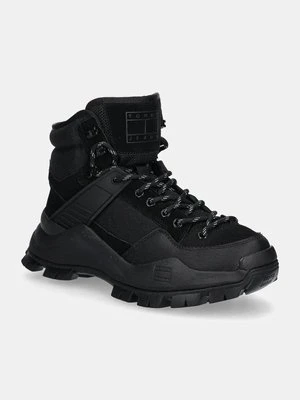 Tommy Jeans buty wysokie TJM URBAN HIBRYD BOOT męskie kolor czarny EM0EM01489