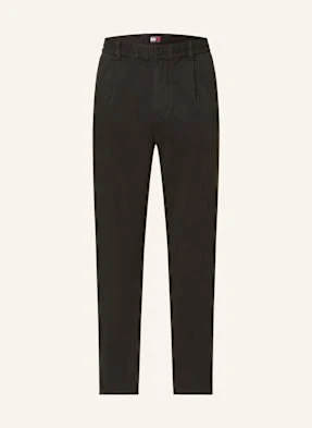 Tommy Jeans Chinosy Relaxed Fit schwarz