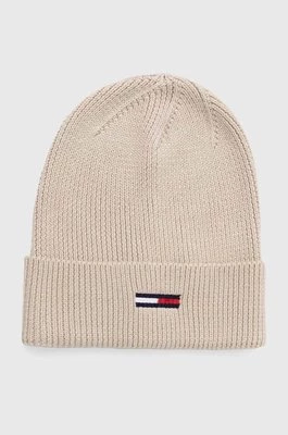 Tommy Jeans czapka kolor beżowy AW0AW16380