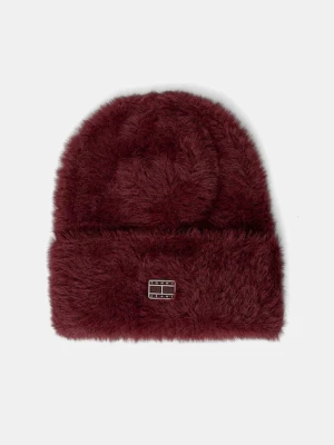 Tommy Jeans czapka kolor bordowy AW0AW17900