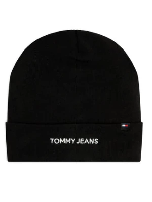 Tommy Jeans Czapka Linear Logo AM0AM12025 Czarny
