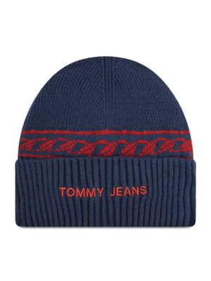 Tommy Jeans Czapka Tjw Femme Beanie AW0AW10710 Granatowy