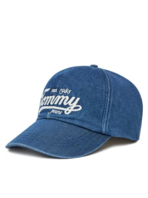 Tommy Jeans Czapka z daszkiem Archive Script AM0AM13565 Niebieski