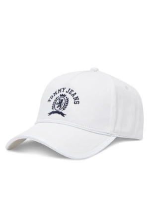 Tommy Jeans Czapka z daszkiem Cool Summer AW0AW17315 Écru