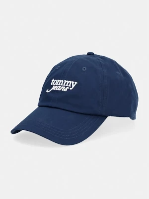 Tommy Jeans czapka z daszkiem damska bawełniana