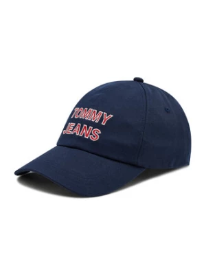 Tommy Jeans Czapka z daszkiem Graphic Cap AW0AW10191 Granatowy