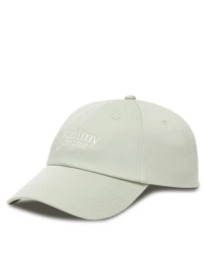 Tommy Jeans Czapka z daszkiem Script AW0AW17815 Zielony