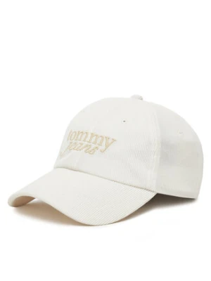 Tommy Jeans Czapka z daszkiem Script AW0AW17908 Écru