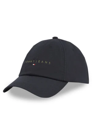 Tommy Jeans Czapka z daszkiem Tjm Linear Logo Cap AM0AM12958 Czarny