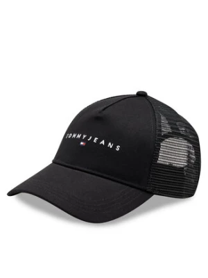 Tommy Jeans Czapka z daszkiem Tjm Linear Logo Trucker Cap AM0AM12424 Czarny