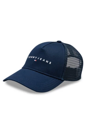 Tommy Jeans Czapka z daszkiem Tjm Linear Logo Trucker Cap AM0AM12424 Granatowy