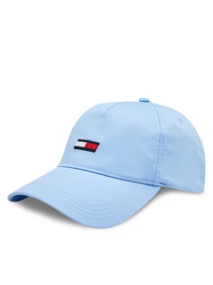 Tommy Jeans Czapka z daszkiem Tjw Elongated Flag 5 Panels Cap AW0AW15842 Niebieski