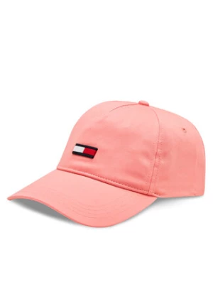 Tommy Jeans Czapka z daszkiem Tjw Elongated Flag Cap AW0AW15842 Różowy