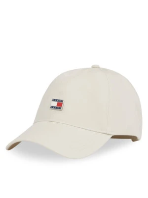 Tommy Jeans Czapka z daszkiem Tjw Heritage Plaque Cap AW0AW16986 Écru