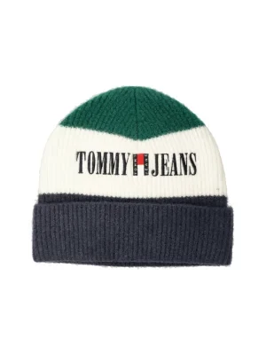 Tommy Jeans Czapka | z dodatkiem wełny