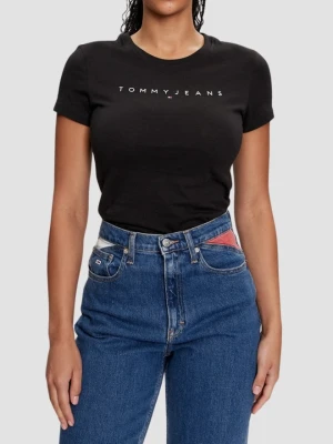 TOMMY JEANS Czarny damski t-shirt, Rozmiar S