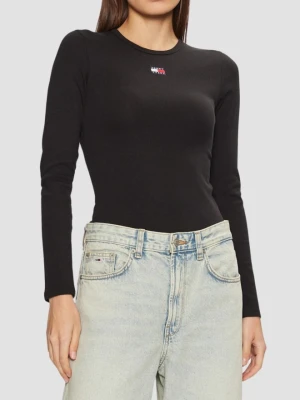 TOMMY JEANS Czarny longsleeve damski