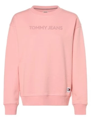 Tommy Jeans Damska bluza nierozpinana Kobiety Bawełna różowy jednolity,