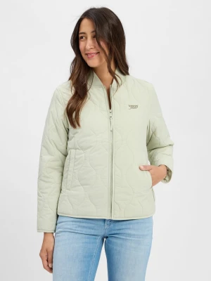 Tommy Jeans Damska kurtka pikowana Kobiety zielony jednolity,