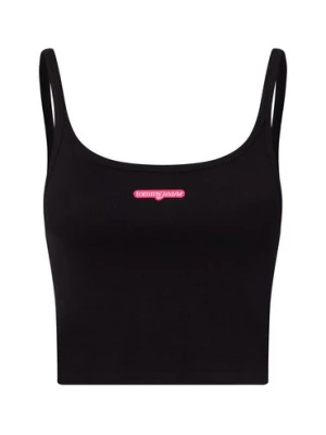 Zdjęcie produktu Tommy Jeans crop top Kobiety Bawełna czarny