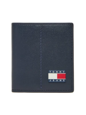 Tommy Jeans Duży Portfel Męski Tjm Heritage Leather Cc & Coin AM0AM13408 Granatowy