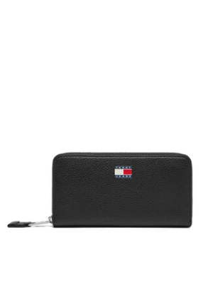 Tommy Jeans Duży Portfel Męski Tjw Must Large Za AW0AW17585 Czarny