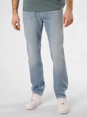 Tommy Jeans Dżinsy Mężczyźni Bawełna niebieski jednolity,