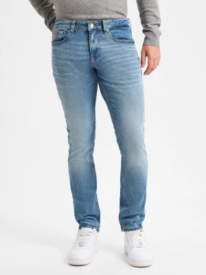 Tommy Jeans Dżinsy Mężczyźni Bawełna niebieski jednolity,