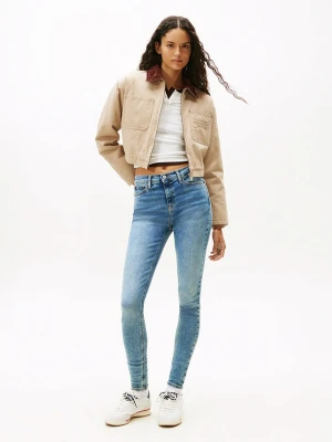 TOMMY JEANS Dżinsy - Skinny fit - w kolorze niebieskim rozmiar: W27/L32