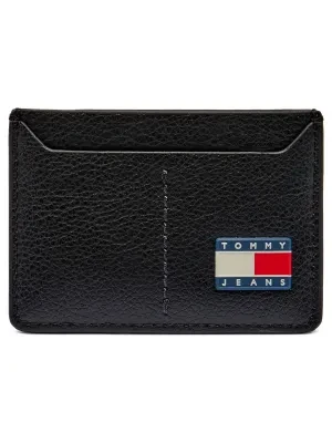 Tommy Jeans Etui na karty HERITAGE | z dodatkiem skóry